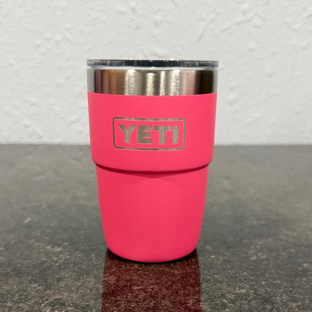 Yeti | Dining | Yeti Tropical Pink Stackable Rambler 8oz Tumbler 